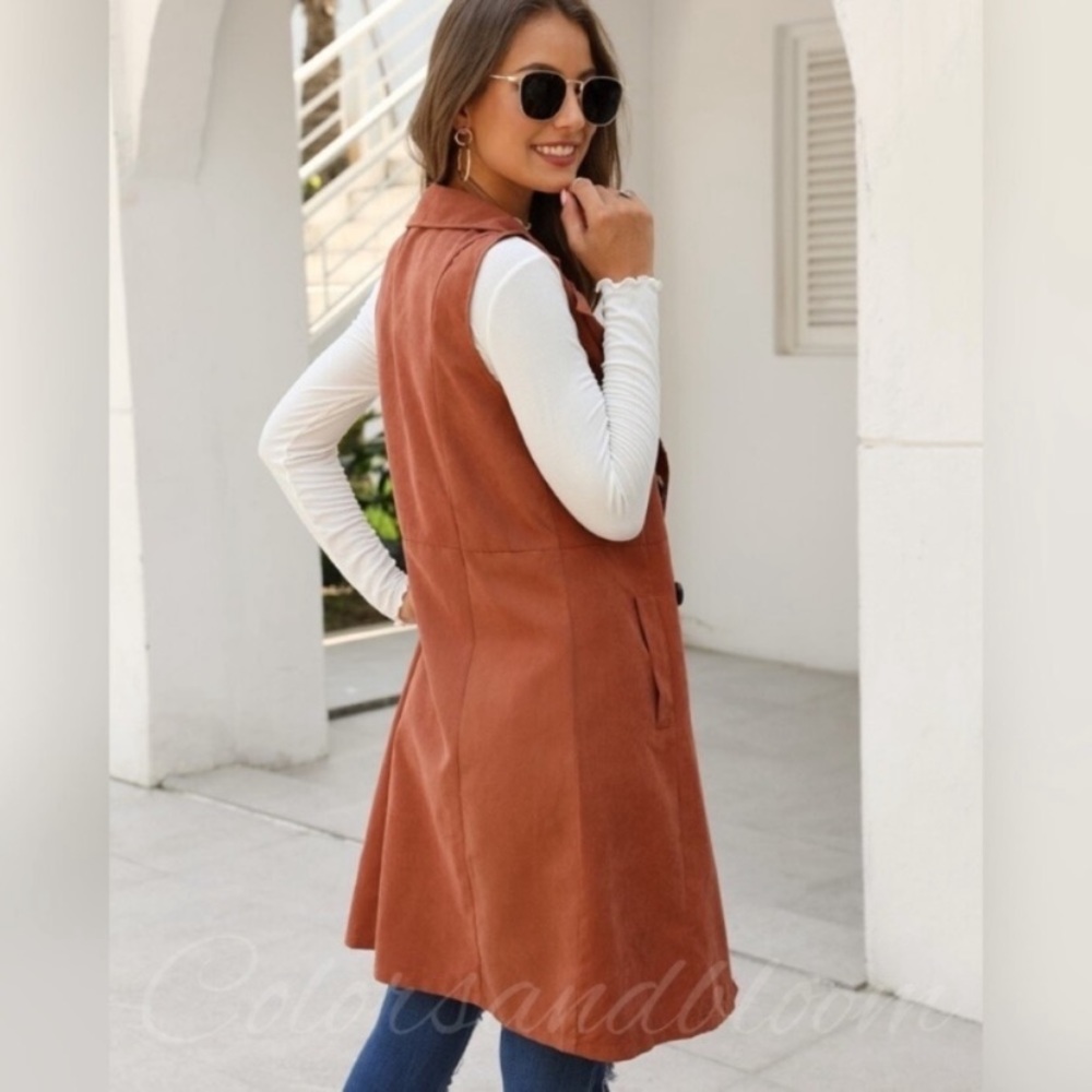 💓 LAST ONE 💓 Chic Trench Vest (L) - Picture 5 of 8